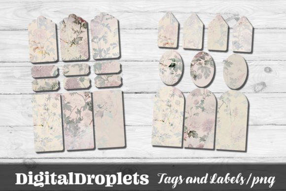 Blush Florals Vol.1 Tags and Labels: Elevate Your Design Projects