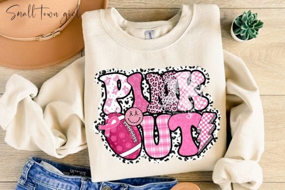 Breast Cancer Football Pink Out PNG: A Designer's Asset
