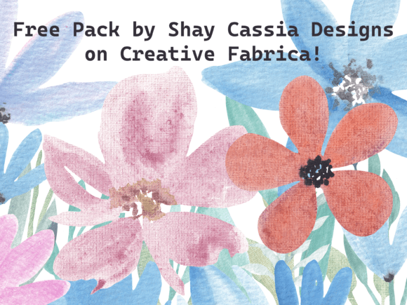 Discover the 22 Leafy Floral Watercolor Freebie Pack