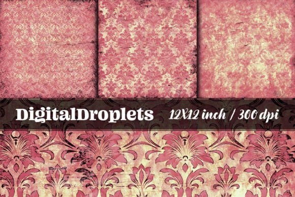 Faded Vintage Damask Vol.11: Timeless Textures for Modern Design
