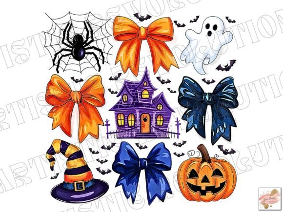 Halloween Coquette Pumpkin Ghost PNG: Elevate Your Design Projects