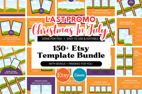 Halloween Etsy Template Bundles: Elevate Your Shop's Visual Appeal