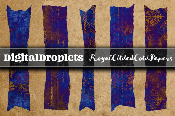 Royal Gilded Gold: Elevate Designs with Free Washi Tapes