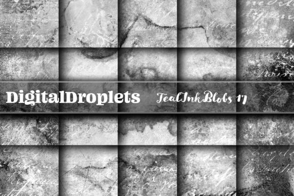 Teal Ink Blobs Vol. 17: A Collection for Dynamic Design