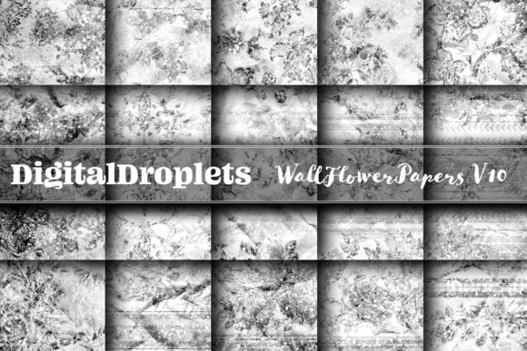 Wall Flowers Papers Vol. 10: Gothic & Vintage Textured Collection