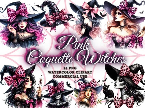Watercolor Halloween Witch Clipart PNG: A Design Asset Guide